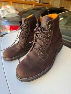 Timberland Redwood Falls waterproof Dark Brown Suede men’s Work Boots size 12